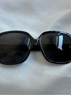 Alaia Women's Black Oversized Square Sunglasses